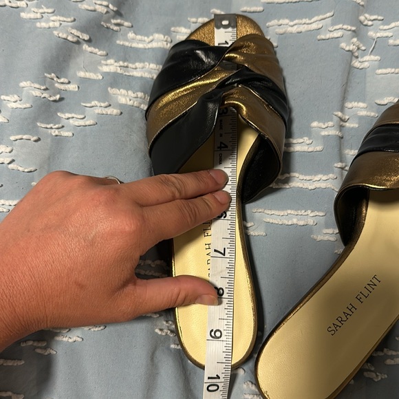 Sarah Flint arabesque bronze and black slide 38 - Picture 5 of 6